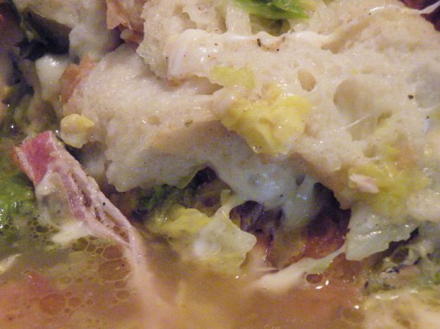 pasticcio di pane e verza