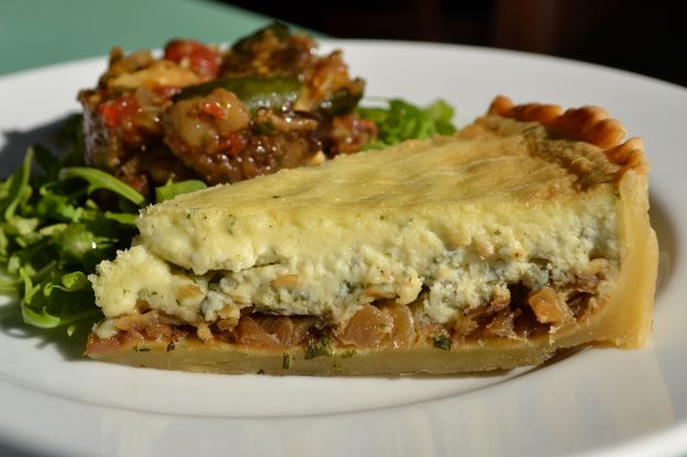 pasticcio di zucchine e carciofi con riso 1