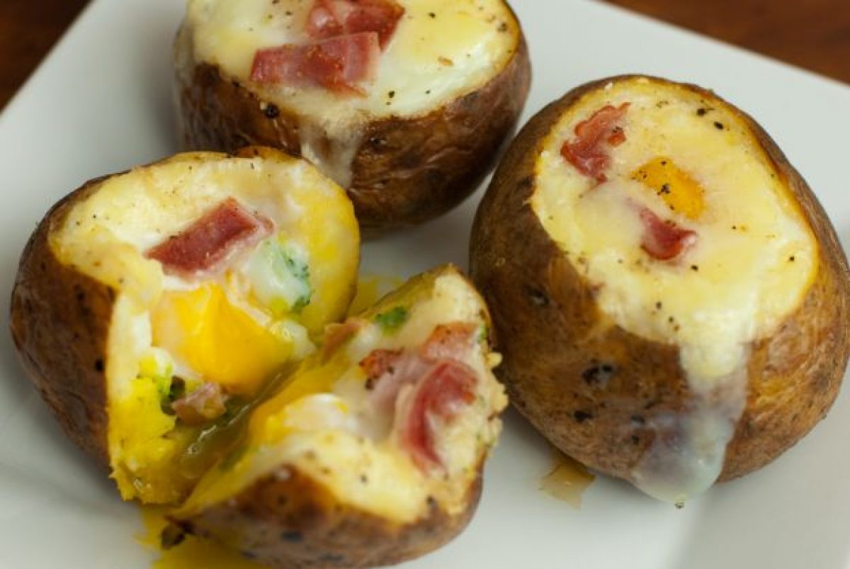 Patate alla besciamella e prosciutto
