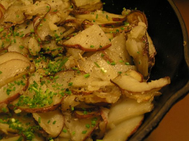 patate sottili in padella