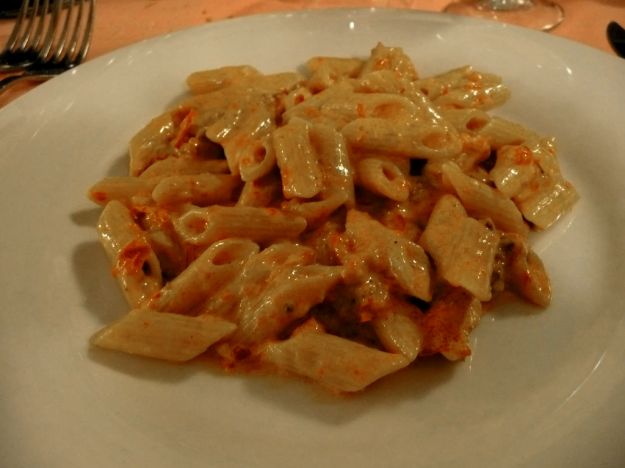 penne pancetta e curry