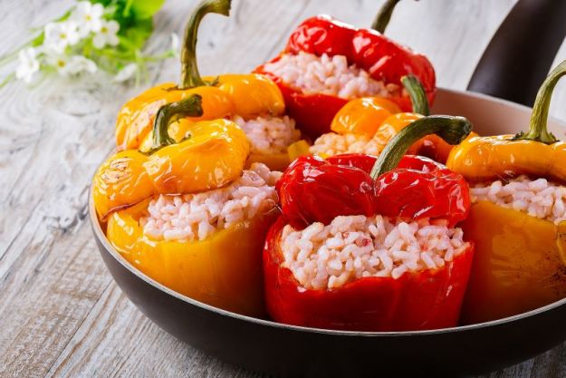 peperoni ripieni riso