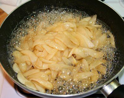 Pere e patate con pancetta