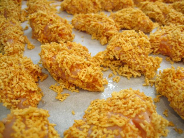 Petti di pollo ai cornflakes