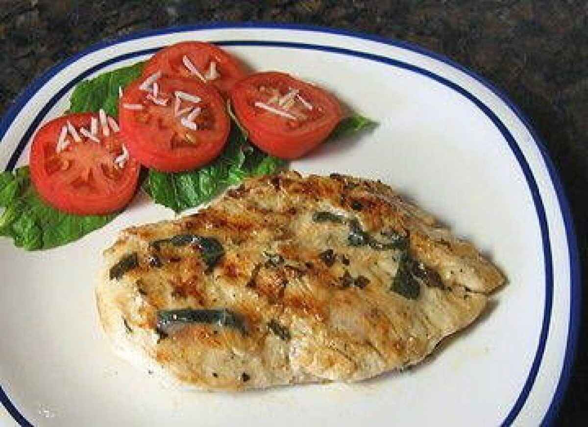 Petto di pollo al basilico