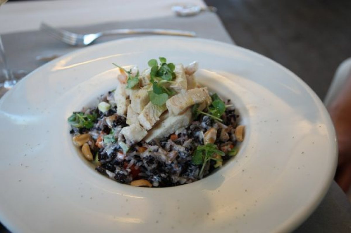 Pollo con il riso Venere
