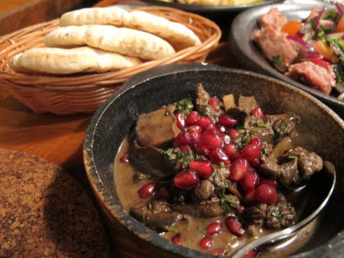 Pollo in vinaigrette con melagrana