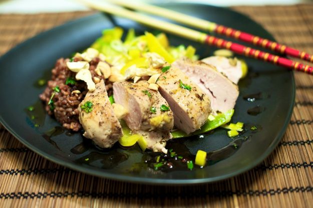 Pollo al limone e zenzero