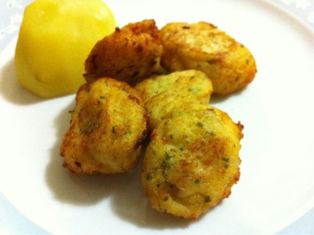 Polpette di baccalà e patate