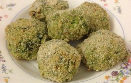 polpette broccoli e forgmaggio
