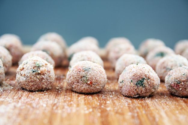 polpette pollo rucola