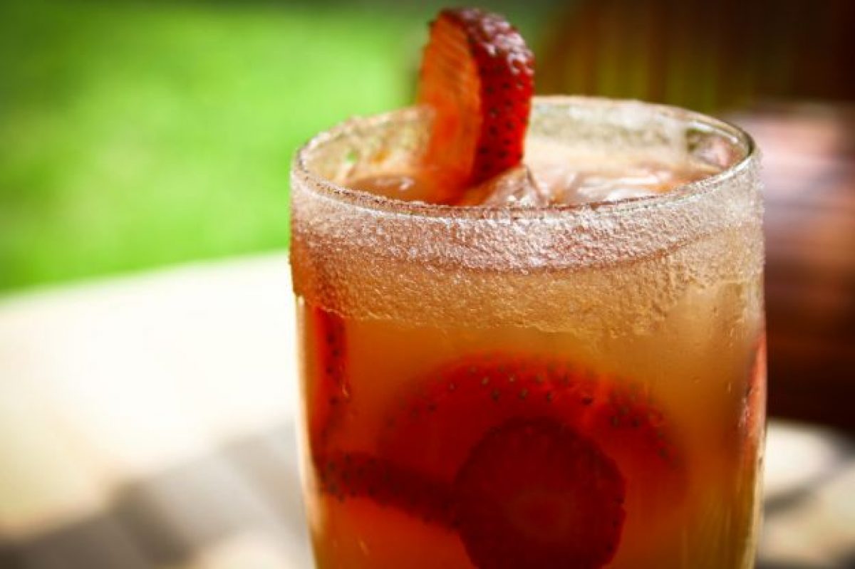 Punch gelato alla fragola
