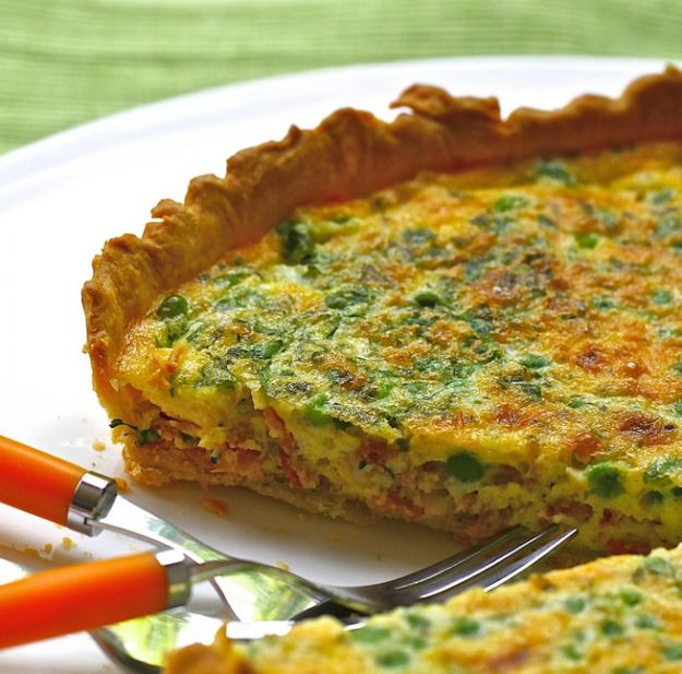 quiche ai piselli