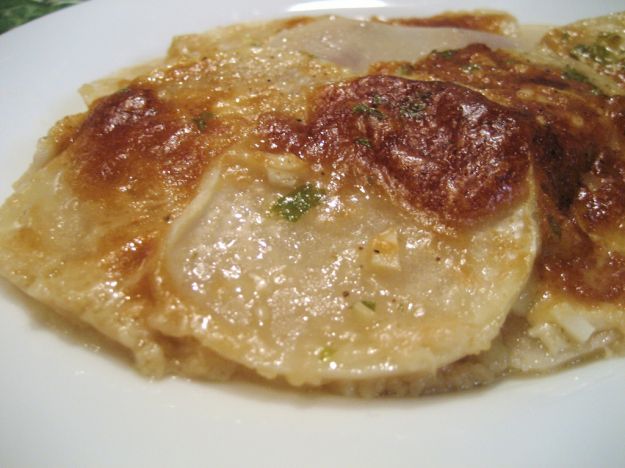 rape gratinate allo zafferano