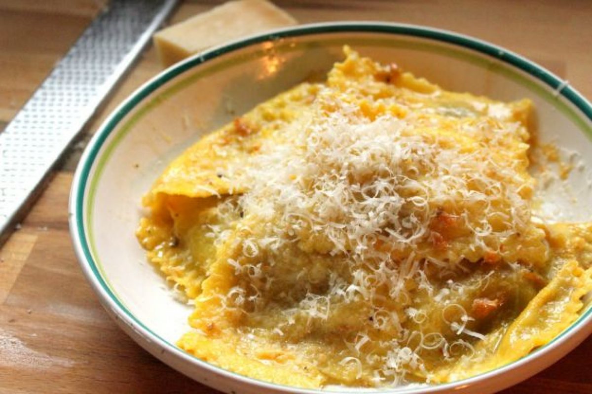 Ravioli con la borragine
