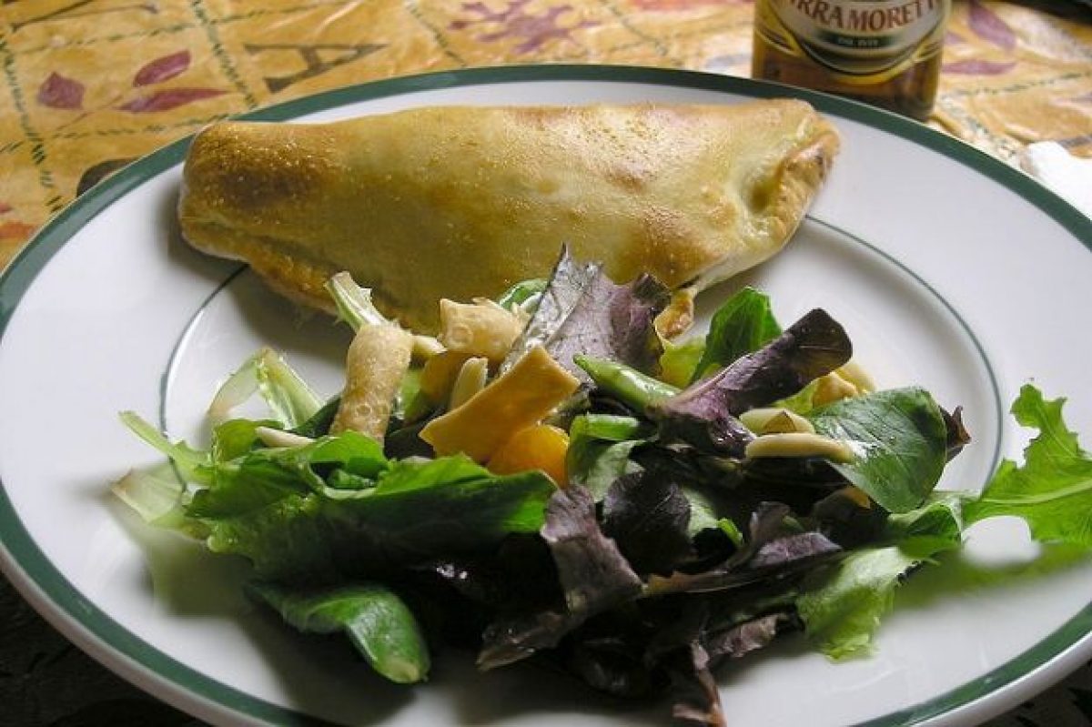 Calzone con le verdure