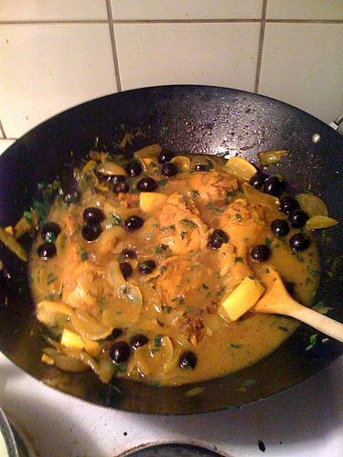 ricetta pollo olive