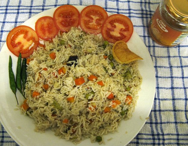riso basmati con verdure