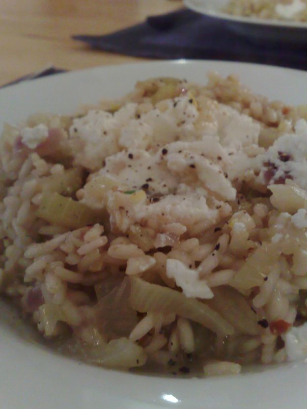 risotto ai finocchi