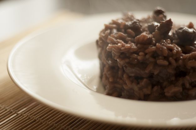 Risotto alla salsiccia con birra
