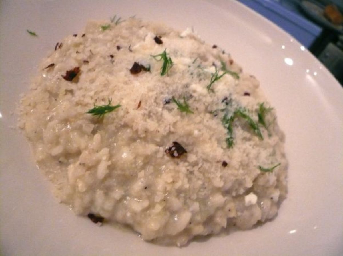 Risotto coi finocchi