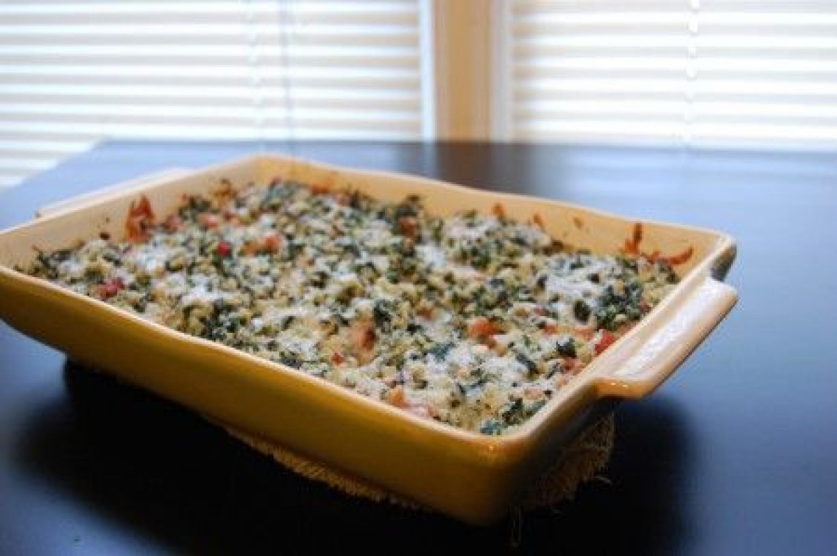 Risotto con spinaci e gorgonzola