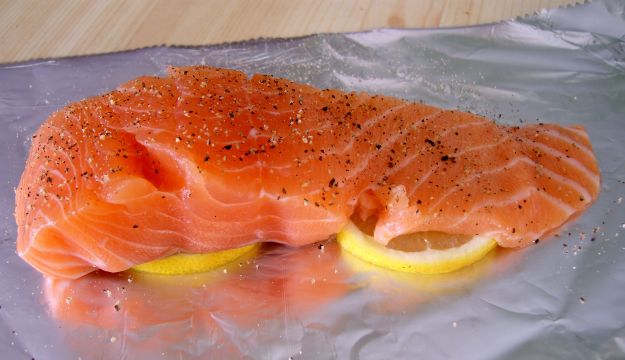 Salmone al limone