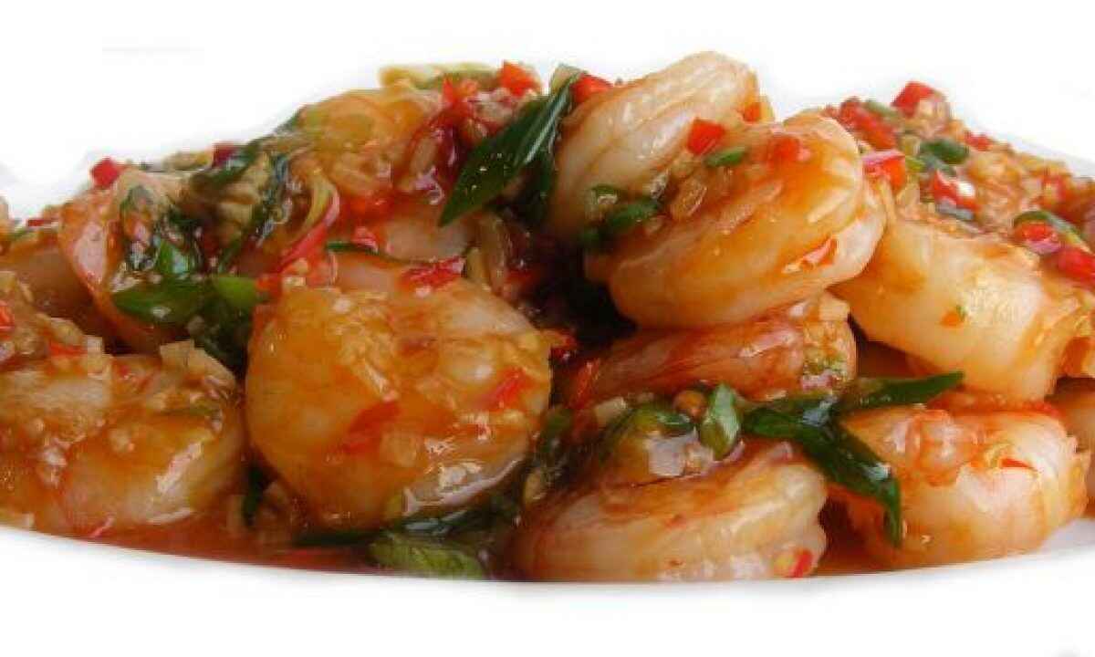 Scampi in salsa piccante con il Bimby