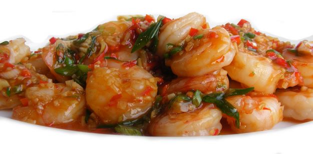 Scampi in salsa piccante con il Bimby