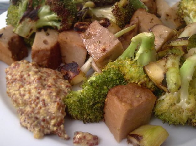 seitan con verdure