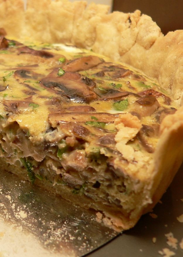 Mushroom Quiche