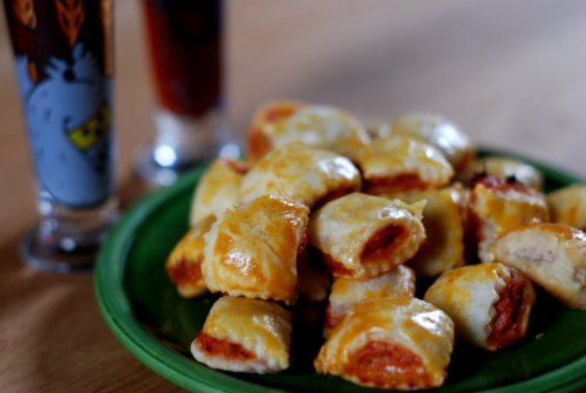 Sfogliatine con pesto, tonno e pecorino