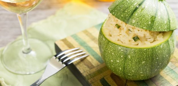 zucchine ripiene di riso