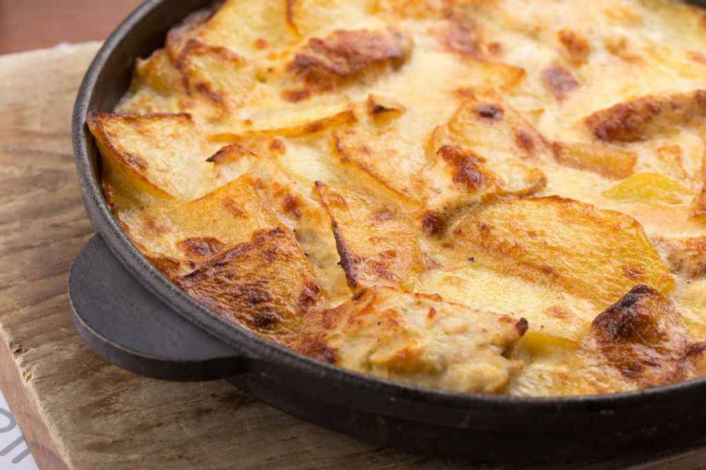 Frittata di patate con pancetta