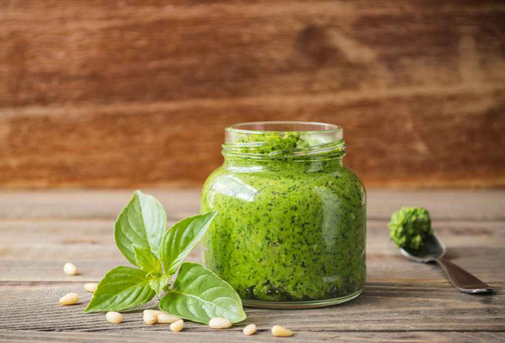 Pesto alla genovese senza aglio