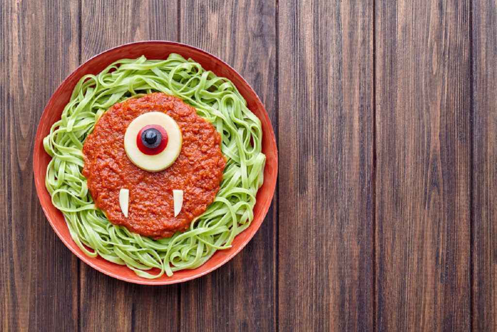 primi piatti di halloween menù per bambini