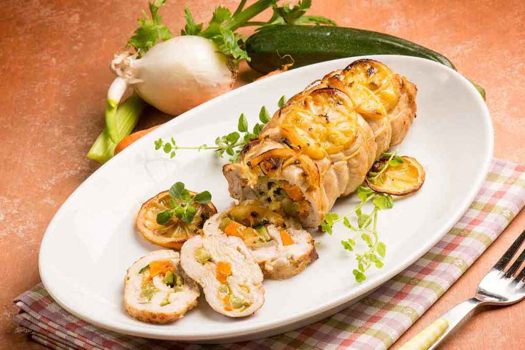 Involtini di tacchino e carote