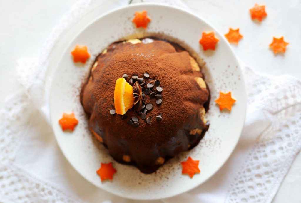 zuccotto al panettone mennu economico capodanno