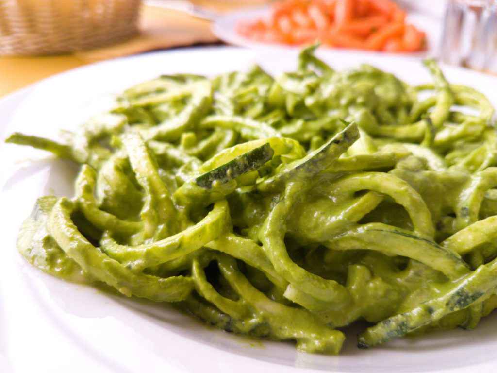 Pesto di zucchine e ricotta