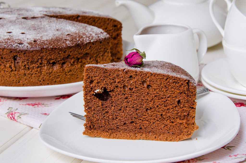 torta paradiso al cacao e cioccolato