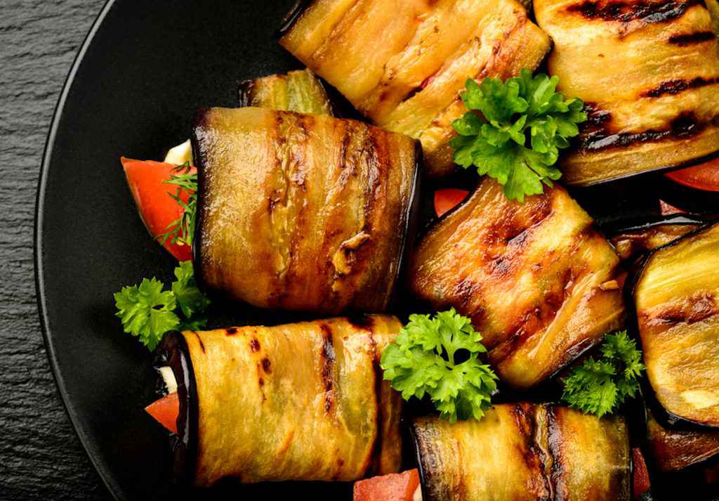 Involtini di melanzane in padella