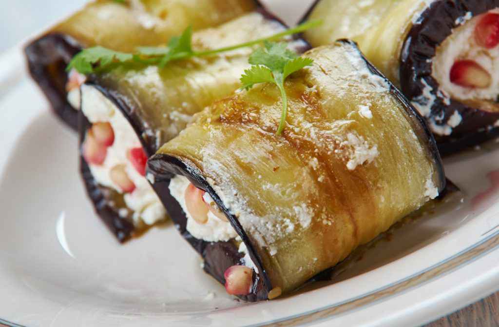 Involtini di melanzane fritte