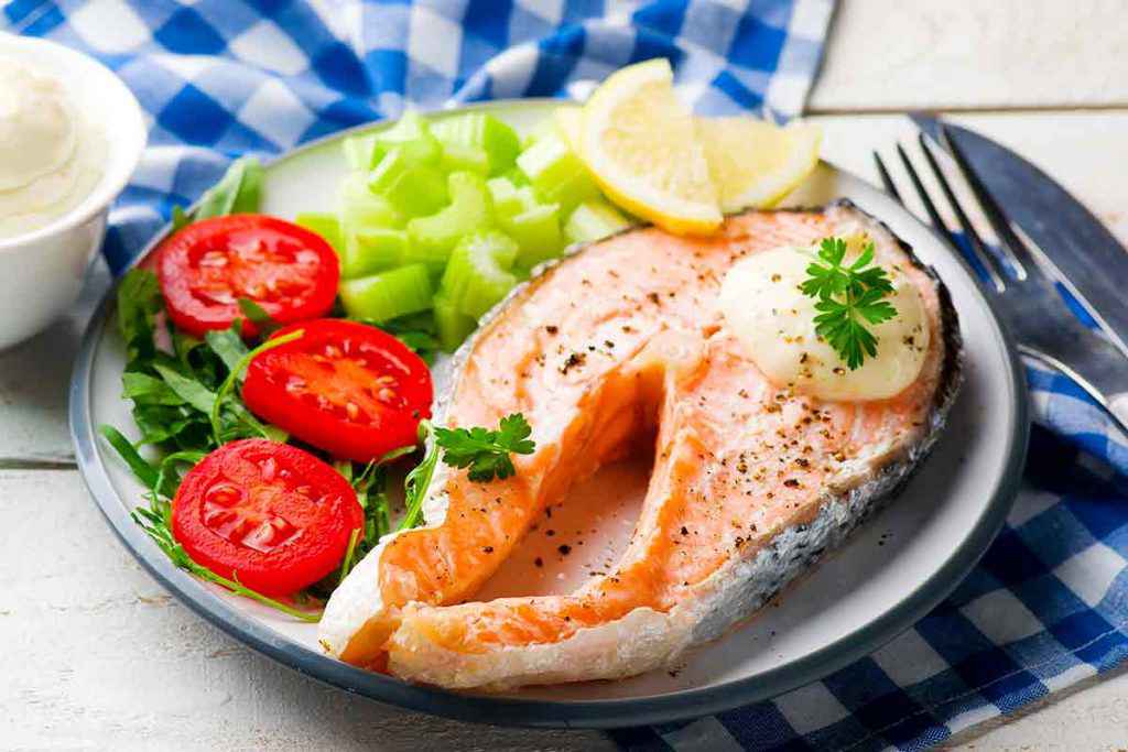 Salmone allo zenzero cotto al microonde