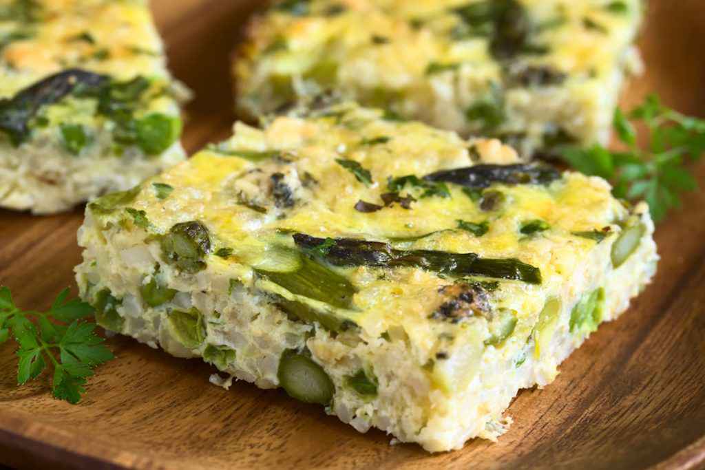 Frittata verde con verdure