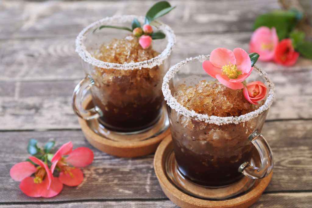 Granita siciliana al caffè