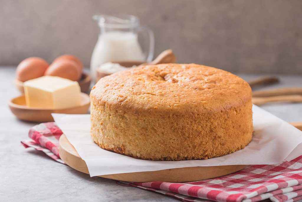 Torta pan di Spagna fatta con il Bimby