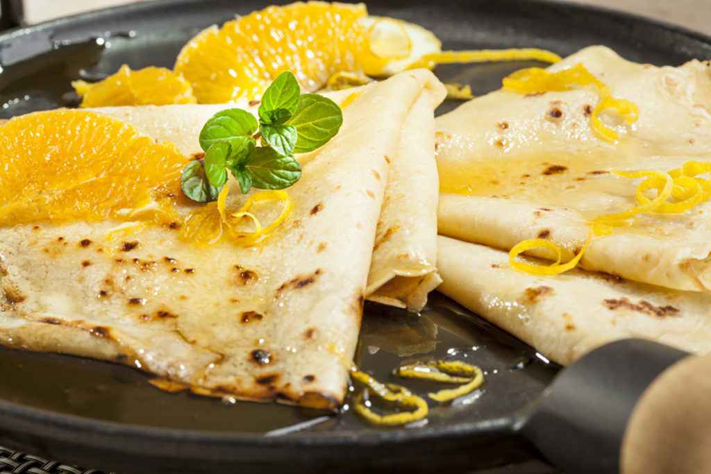 Crepes suzette preparate con il Bimby