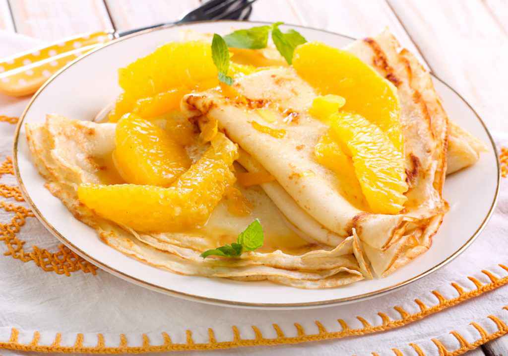 Crepes suzette senza liquore