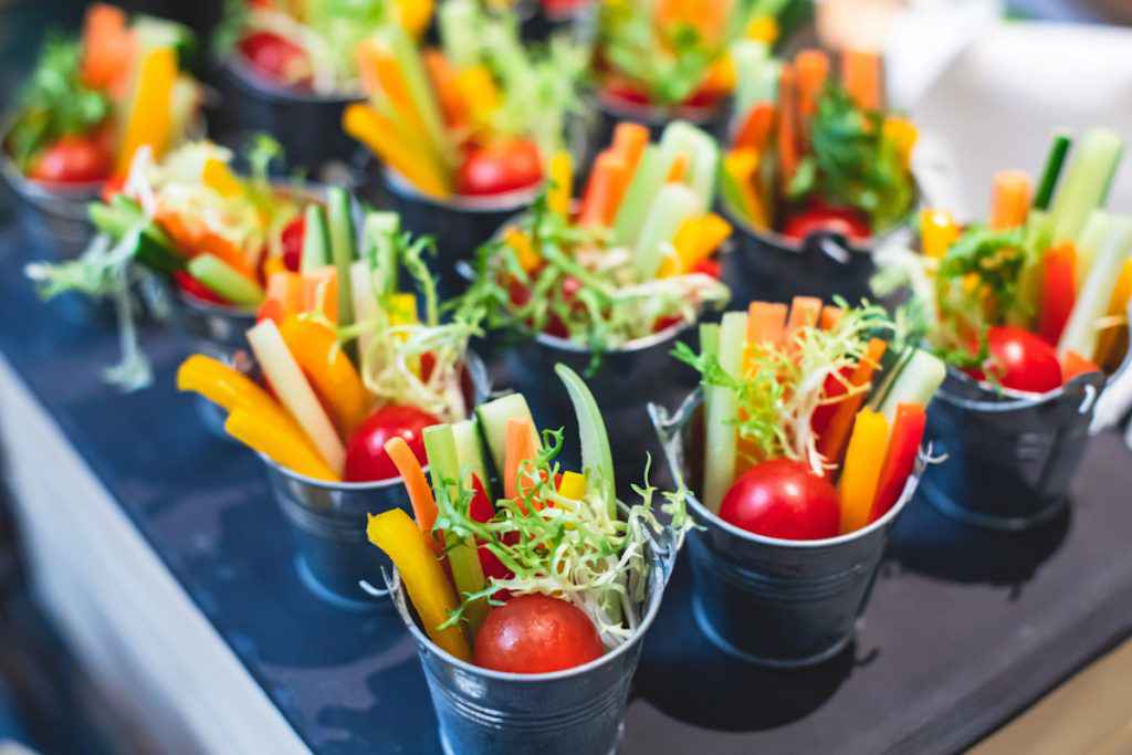 Antipasti con verdure crude