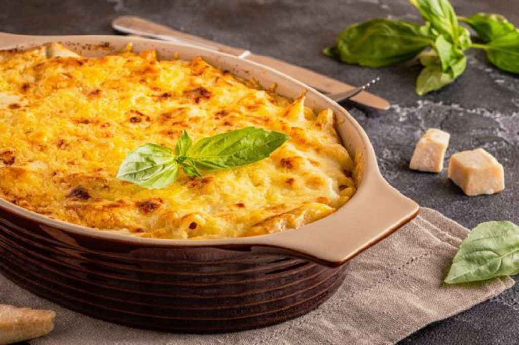 Pasta gratinata con cavolfiore